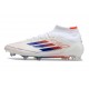 Buty adidas F50 Elite Mid FG Biały Czerwony Niebieski