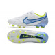 Buty piłkarskie Nike Tiempo Legend 9 Elite FG Biały Niebieski 