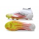 Buty adidas F50 Elite Mid FG Biały Czerwony Zawistny