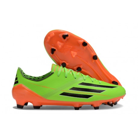 Buty piłkarskie adidas F50 Elite FG Zielony Pomarańczowy Czarny