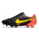 Buty Nike Tiempo Legend 9 Elite FG Czarny Pomarańczowy Zawistny