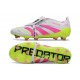 Korki adidas Predator 25 Elite FT FG Biały Różowy Zawistny