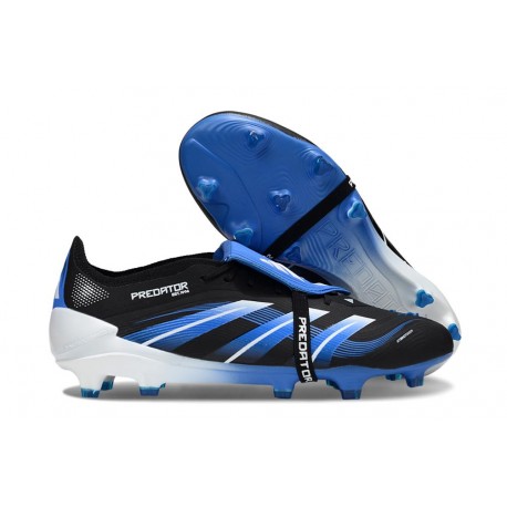 adidas Predator Elite Foldover Tongue FG Czarny Niebieski