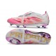 adidas Predator Elite Foldover Tongue FG Biały Różowy