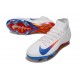 Korki Nike Zoom Mercurial Superfly 10 Elite FG Biały Niebieski Czerwony