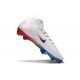 Korki Nike Zoom Mercurial Superfly 10 Elite FG Biały Niebieski Czerwony