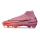Korki Nike Zoom Mercurial Superfly 10 Elite FG Różowy Pomarańczowy