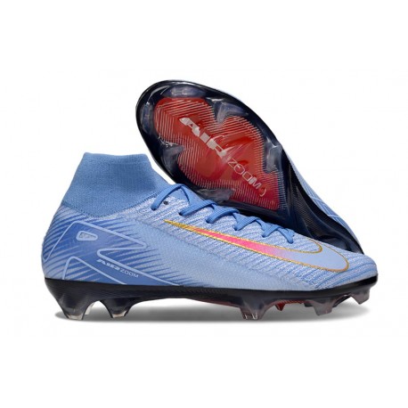 Korki Nike Zoom Mercurial Superfly 10 Elite FG Niebieski Czerwony