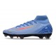 Korki Nike Zoom Mercurial Superfly 10 Elite FG Niebieski Czerwony