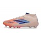 Buty adidas F50 Elite Mid FG Pomarańczowy Niebieski