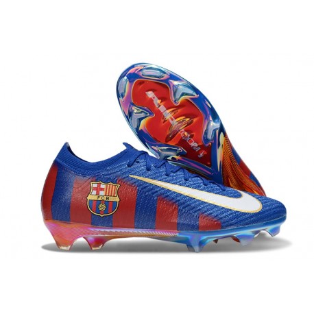 Korki Nike AirZoom Mercurial Vapor XVI Elite FG Barcelona Biały Czerwony