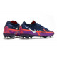 Nike Phantom Gt2 Elite Fg Buty Piłkarskie Niebieski Biały Fioletowy
