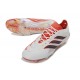 adidas Buty Piłkarskie Predator Elite FG Biały Czerwony
