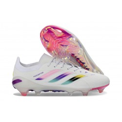 adidas Buty Piłkarskie Predator Elite FG Biały Różowy