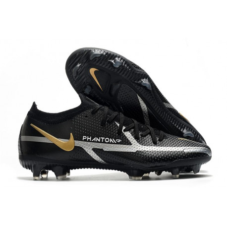 Nike Phantom Gt2 Elite Fg Buty Piłkarskie Czarny Srebro Złoto