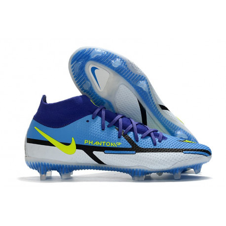 Korki Nike Phantom Gt2 Elite Df Fg Niebieski Szarość Srebro