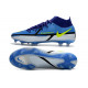 Korki Nike Phantom Gt2 Elite Df Fg Niebieski Szarość Srebro