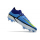 Korki Nike Phantom Gt2 Elite Df Fg Niebieski Szarość Srebro