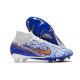 Nike Air Zoom Mercurial Superfly 9 Elite FG Biały Niebieski Złoto