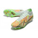 Nike Air Zoom Mercurial Superfly 9 Elite FG Zielony Niebieski Pomarańczowy 